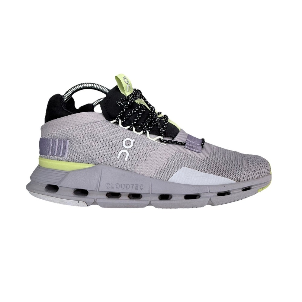 On Cloudnova Shoes Womens 9 Purple Pearl Zest Gym Training Running Sneakers